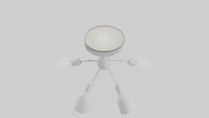 3D model Ceiling light model VR / AR / low-poly