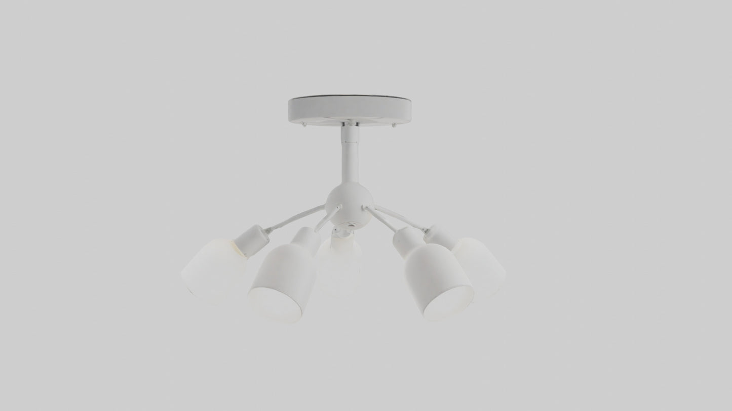 3D model Ceiling light model VR / AR / low-poly
