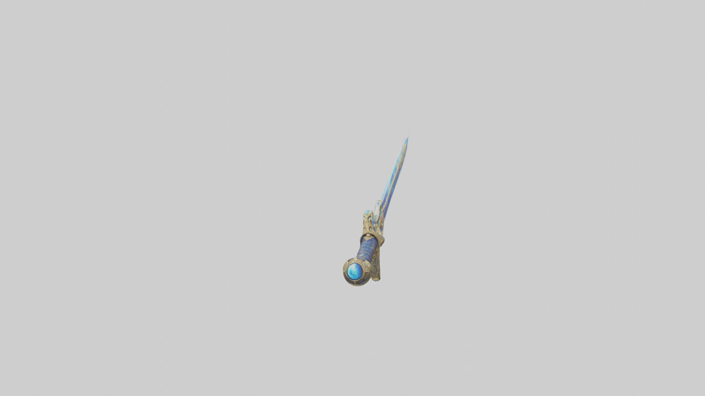 3D model Celestial Sword model VR / AR / low-poly