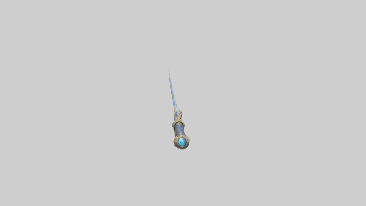 3D model Celestial Sword model VR / AR / low-poly