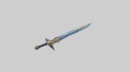 3D model Celestial Sword model VR / AR / low-poly