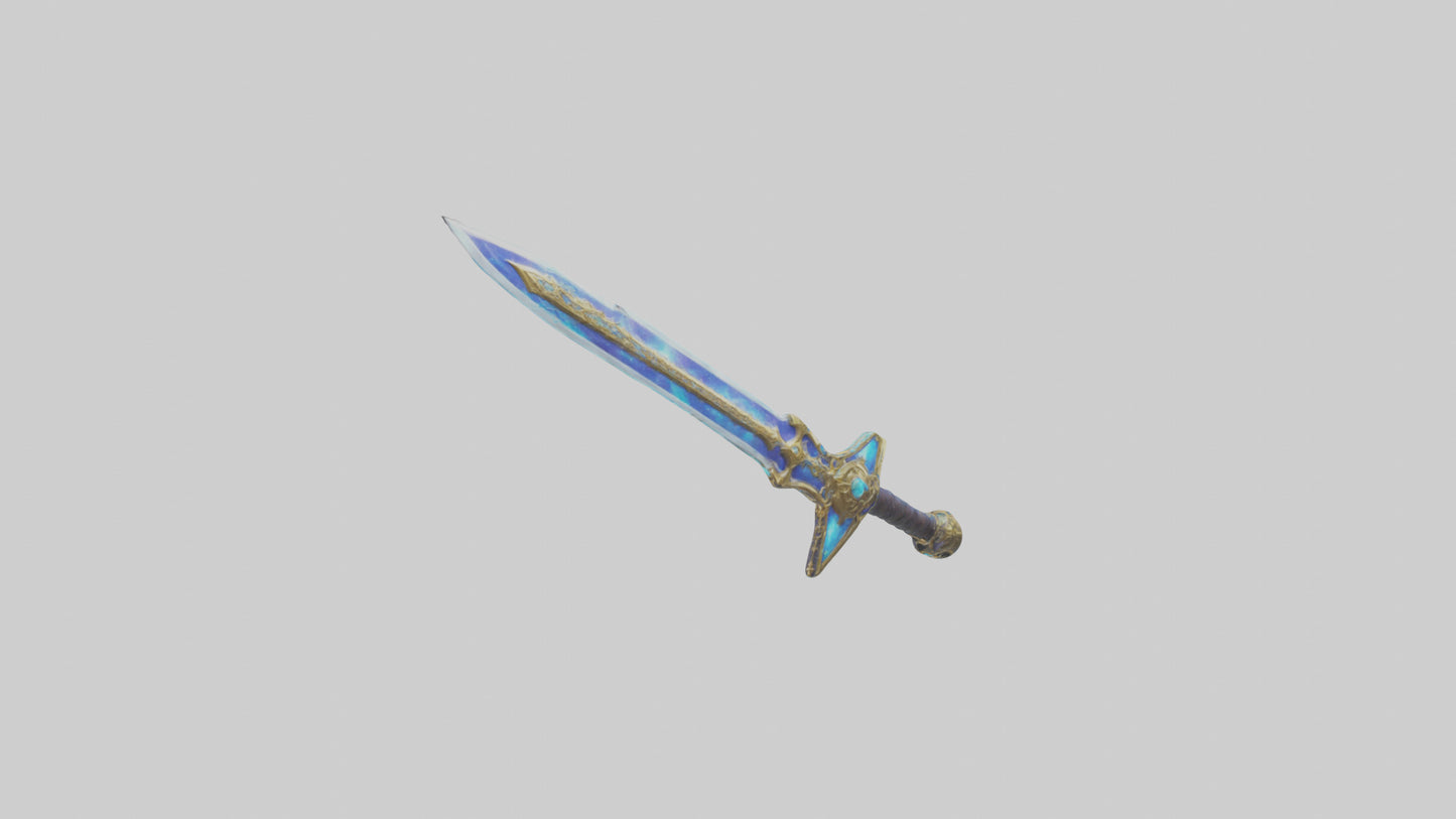 3D model Celestial Sword model VR / AR / low-poly