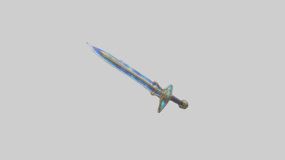 3D model Celestial Sword model VR / AR / low-poly