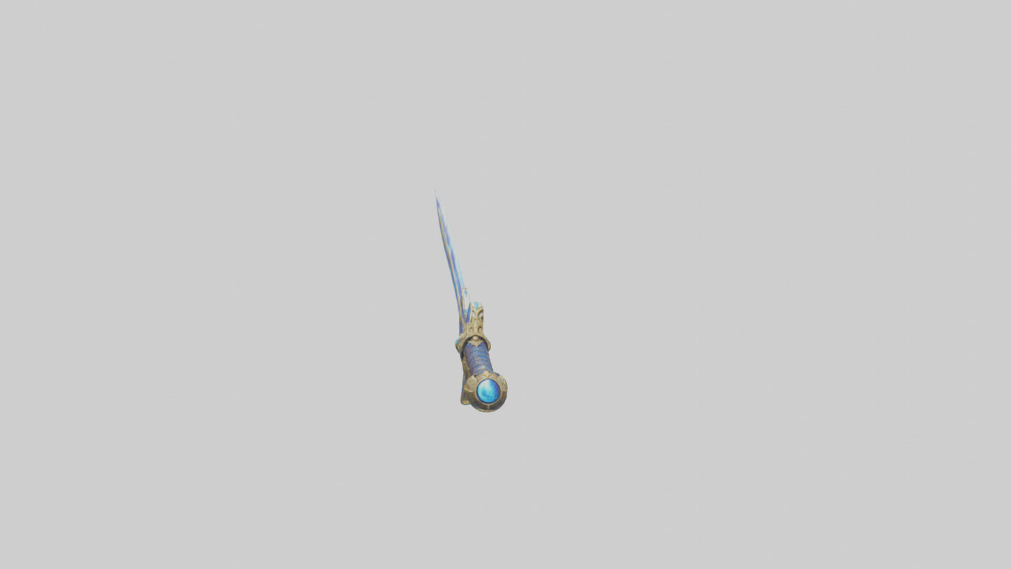 3D model Celestial Sword model VR / AR / low-poly