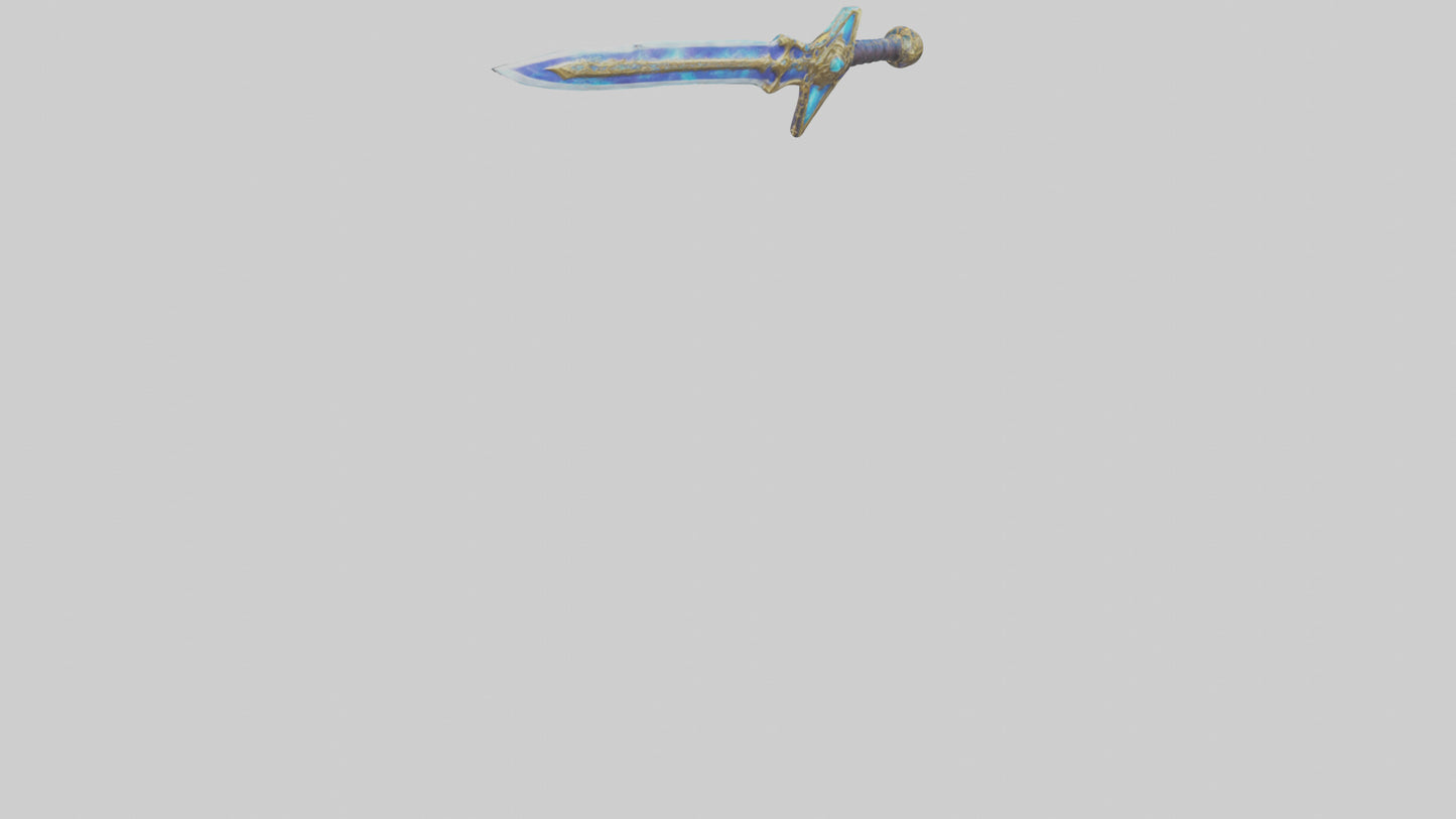3D model Celestial Sword model VR / AR / low-poly