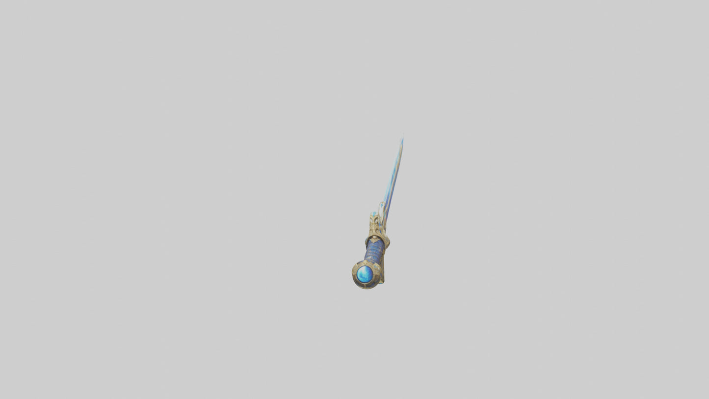 3D model Celestial Sword model VR / AR / low-poly
