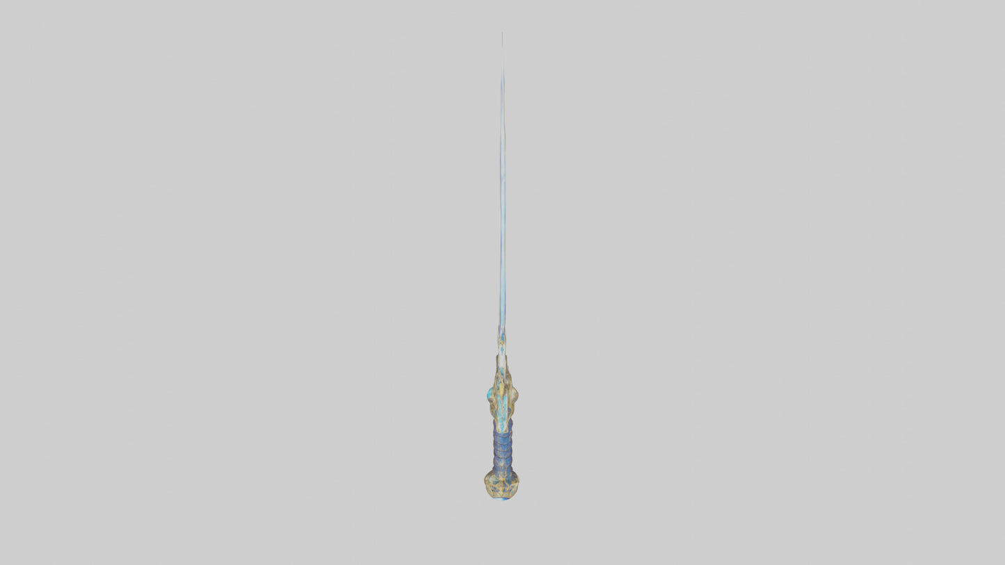 3D model Celestial Sword model VR / AR / low-poly