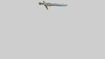 3D model Celestial Sword model VR / AR / low-poly