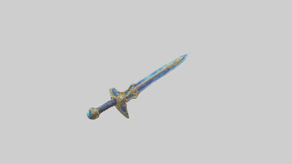 3D model Celestial Sword model VR / AR / low-poly