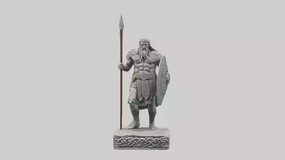 Celtic Warrior statue model VR / AR / low-poly