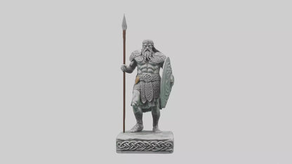 Celtic Warrior statue model VR / AR / low-poly