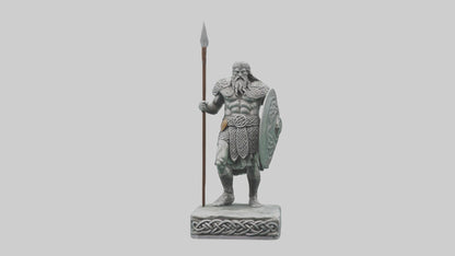 Celtic Warrior statue model VR / AR / low-poly