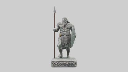 Celtic Warrior statue model VR / AR / low-poly