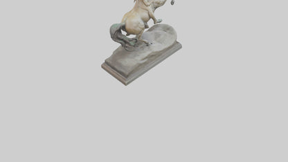 3D model Centaur statue model VR / AR / low-poly