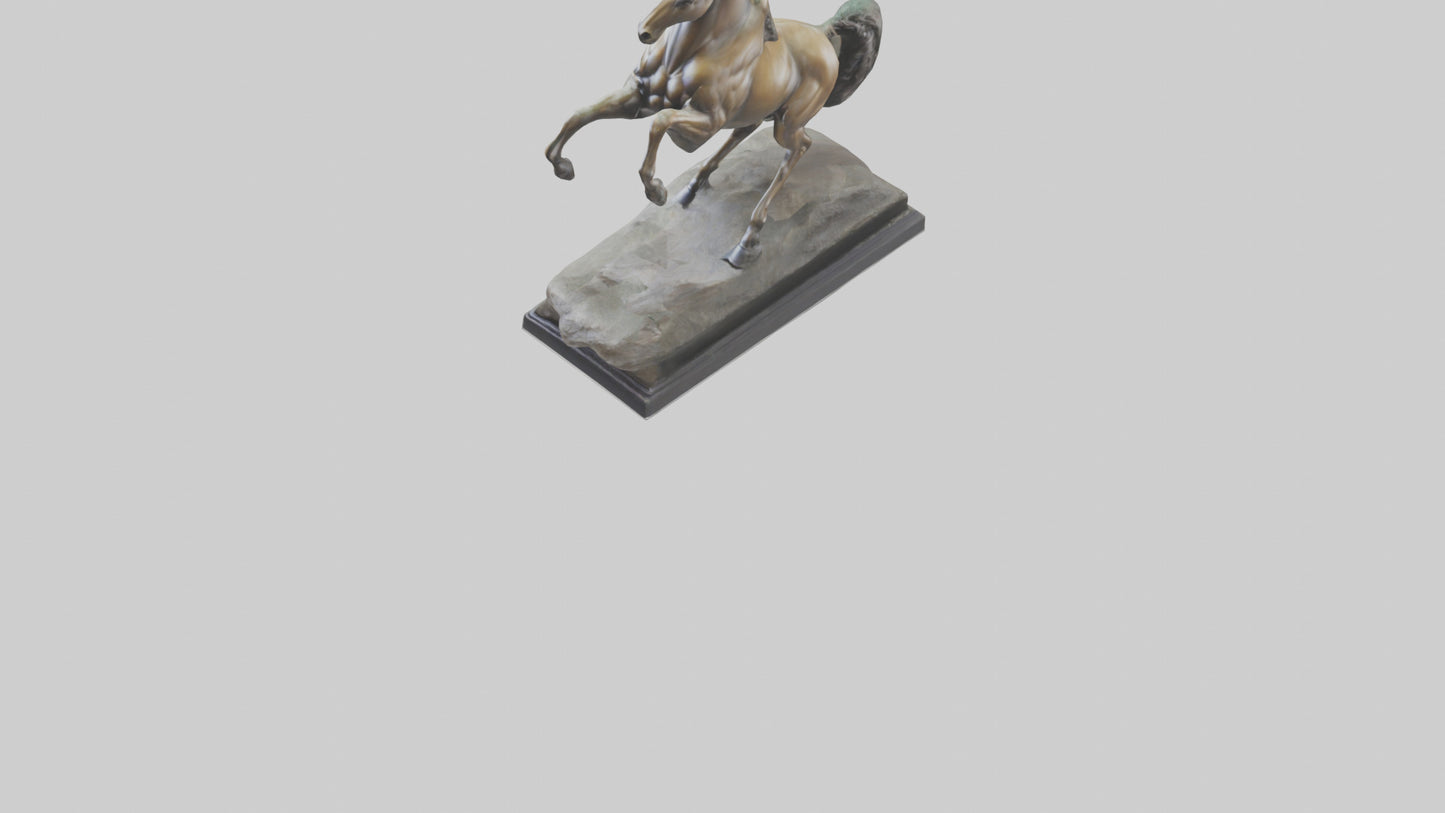 3D model Centaur statue model VR / AR / low-poly