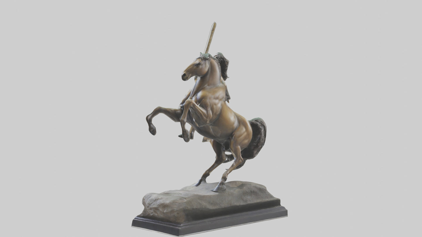 3D model Centaur statue model VR / AR / low-poly