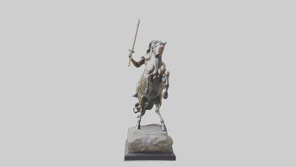 3D model Centaur statue model VR / AR / low-poly