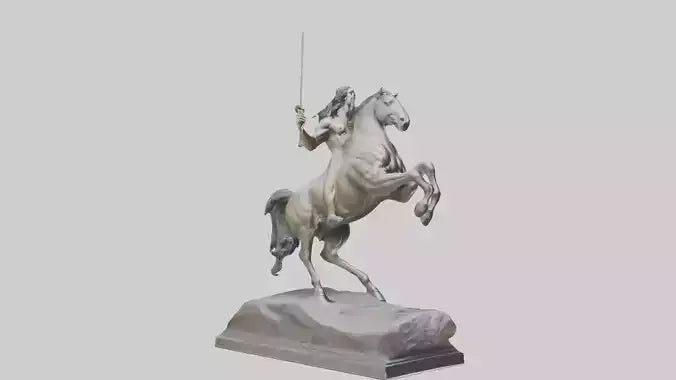 3D model Centaur statue model VR / AR / low-poly