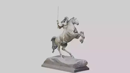 3D model Centaur statue model VR / AR / low-poly