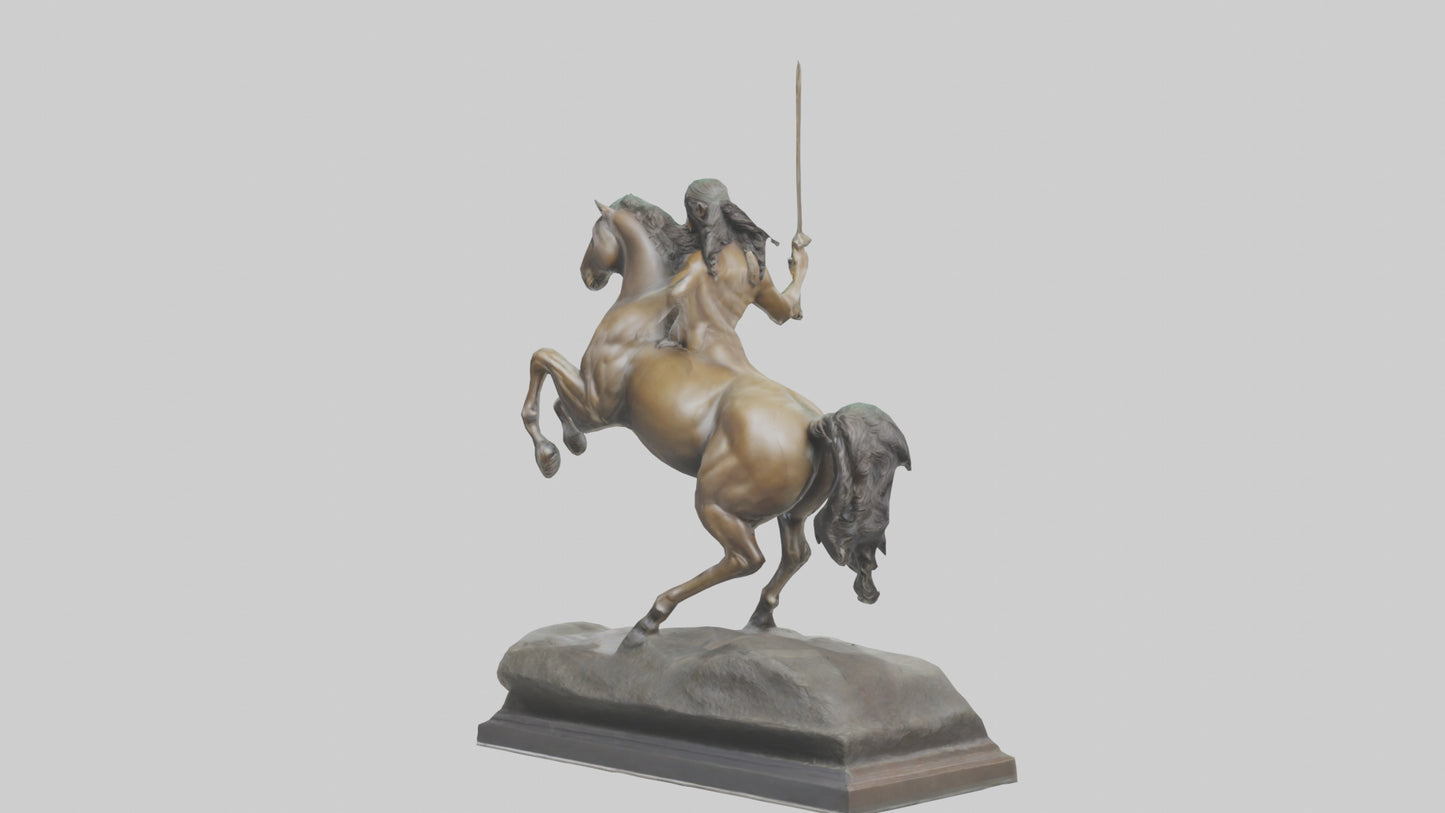 3D model Centaur statue model VR / AR / low-poly