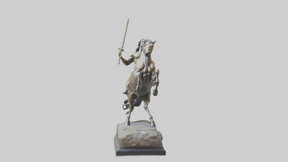 3D model Centaur statue model VR / AR / low-poly