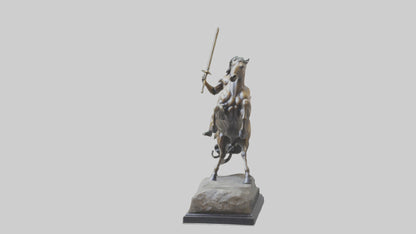 3D model Centaur statue model VR / AR / low-poly