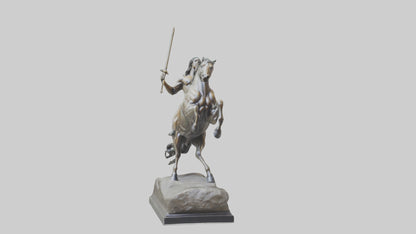 3D model Centaur statue model VR / AR / low-poly