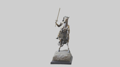 3D model Centaur statue model VR / AR / low-poly