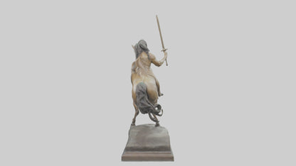 3D model Centaur statue model VR / AR / low-poly
