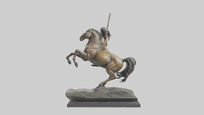 3D model Centaur statue model VR / AR / low-poly