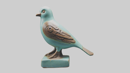 Ceramic Bird statue model 3D model
