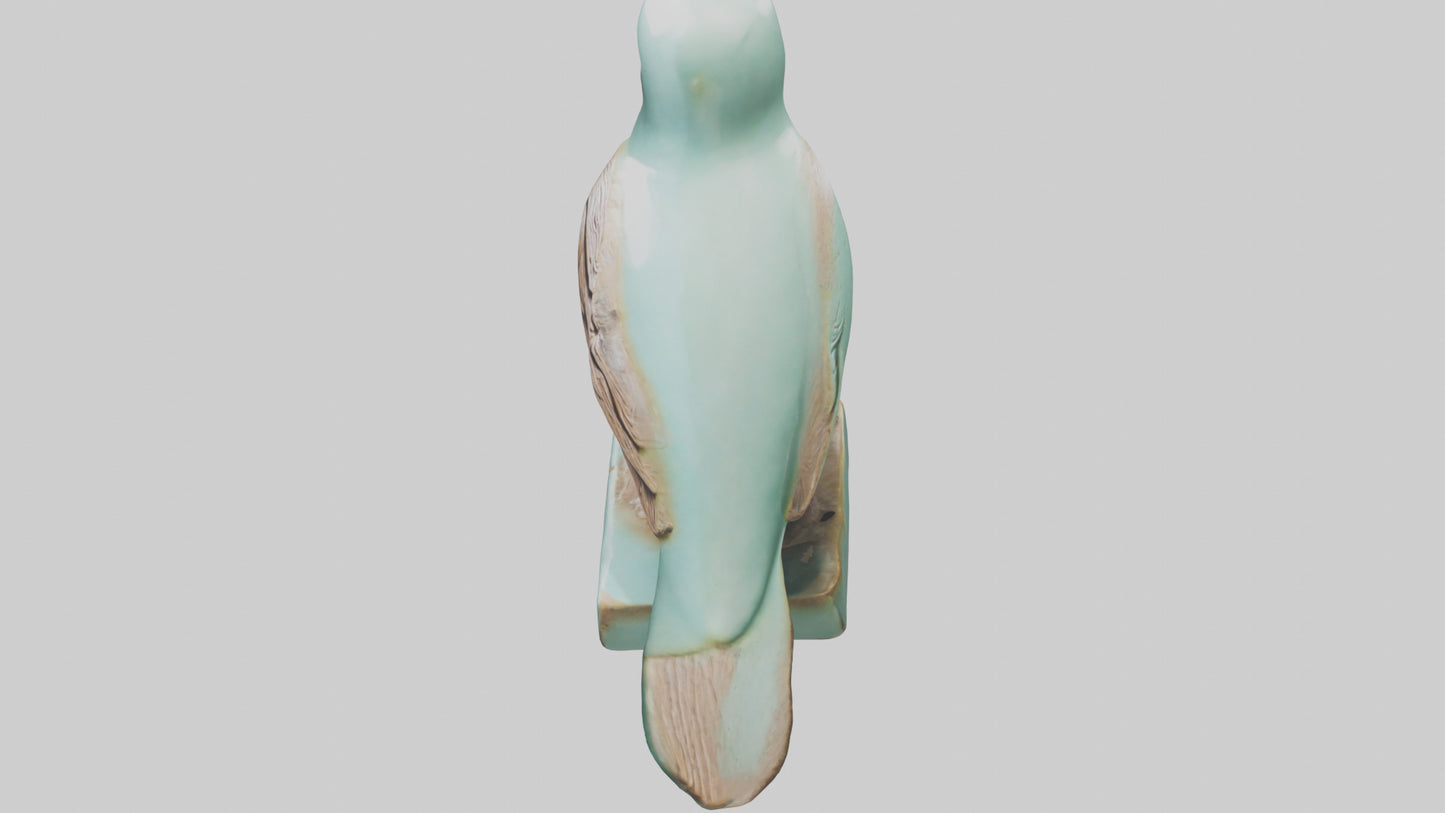 Ceramic Bird statue model 3D model