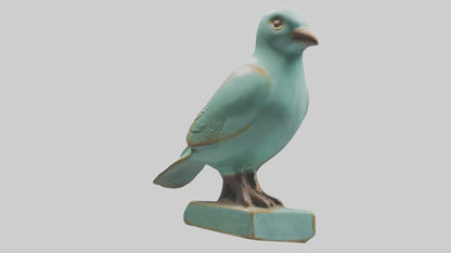 Ceramic Bird statue model 3D model