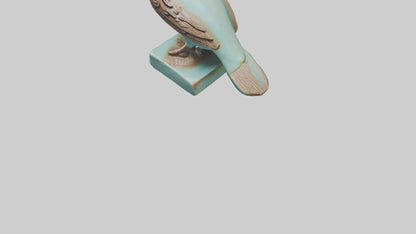 Ceramic Bird statue model 3D model