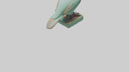 Ceramic Bird statue model 3D model