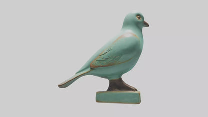 Ceramic Bird statue model 3D model