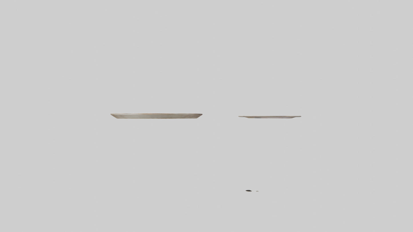 Ceramic Wall Plates VR / AR / low-poly