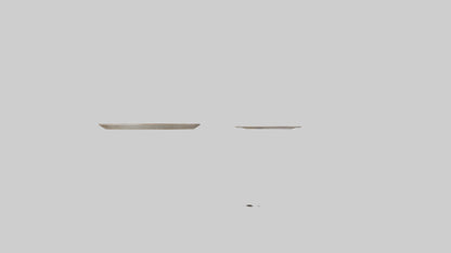 Ceramic Wall Plates VR / AR / low-poly