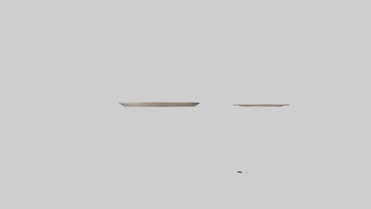 Ceramic Wall Plates VR / AR / low-poly