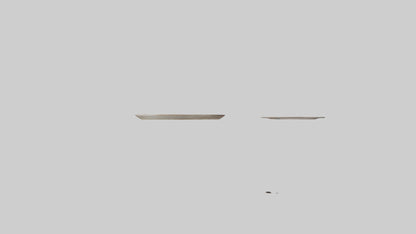 Ceramic Wall Plates VR / AR / low-poly