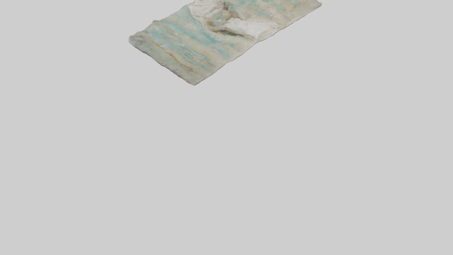 3D model Ceramic Wall Sculpture VR / AR / low-poly