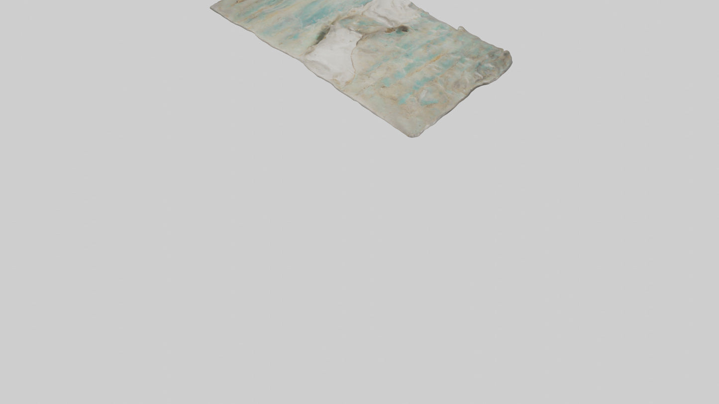 3D model Ceramic Wall Sculpture VR / AR / low-poly