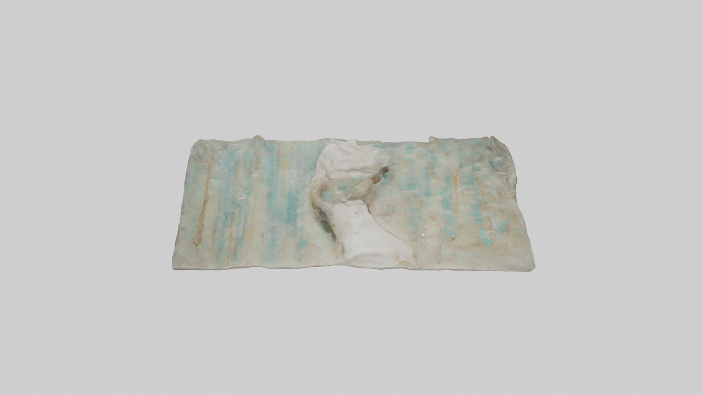 3D model Ceramic Wall Sculpture VR / AR / low-poly