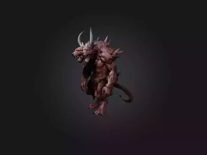 3D model Cerberus VR / AR / low-poly