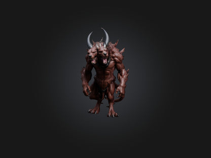 3D model Cerberus VR / AR / low-poly