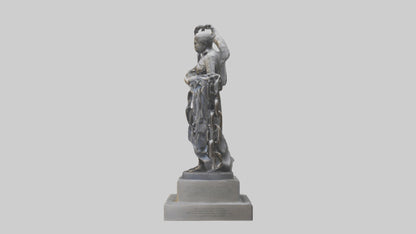 Chain of Freedom Statue Model VR / AR / low-poly