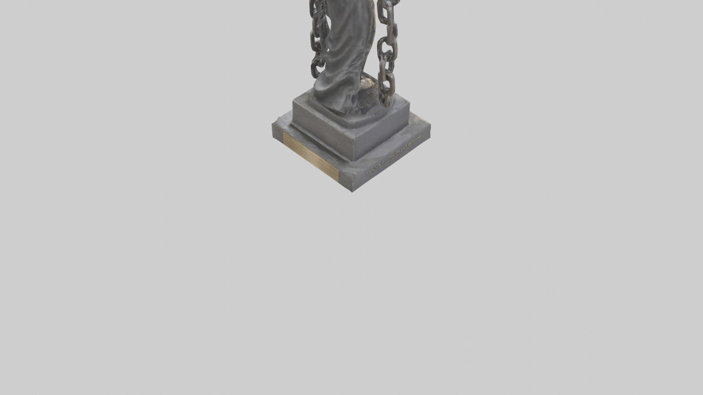 Chain of Freedom Statue Model VR / AR / low-poly