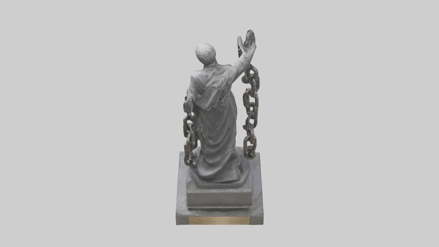 Chain of Freedom Statue Model VR / AR / low-poly