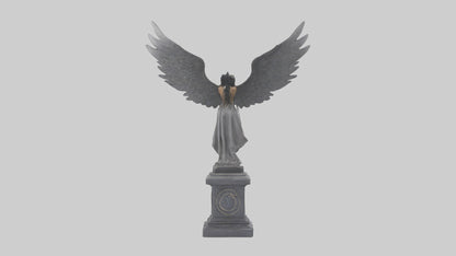 Chained demon model VR / AR / low-poly