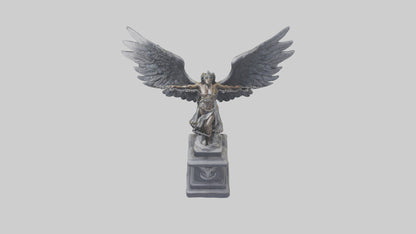 Chained demon model VR / AR / low-poly